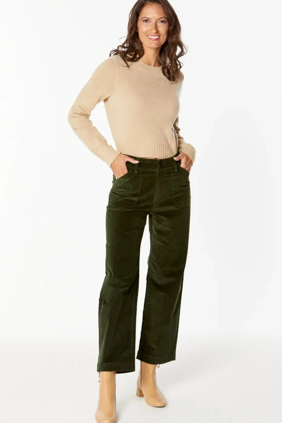 New London Jeans Penrith Cord Jean | Olive