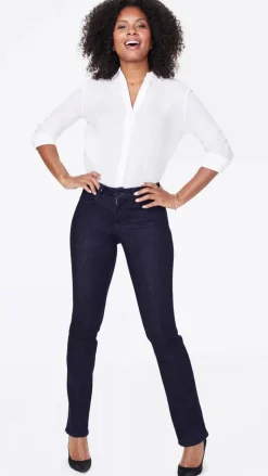 NYDJ Marilyn Straight Jeans | Rinse