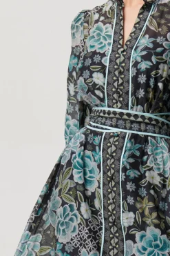 Once Was Sienna Cotton Silk Midi Dress | Dahlia Fields