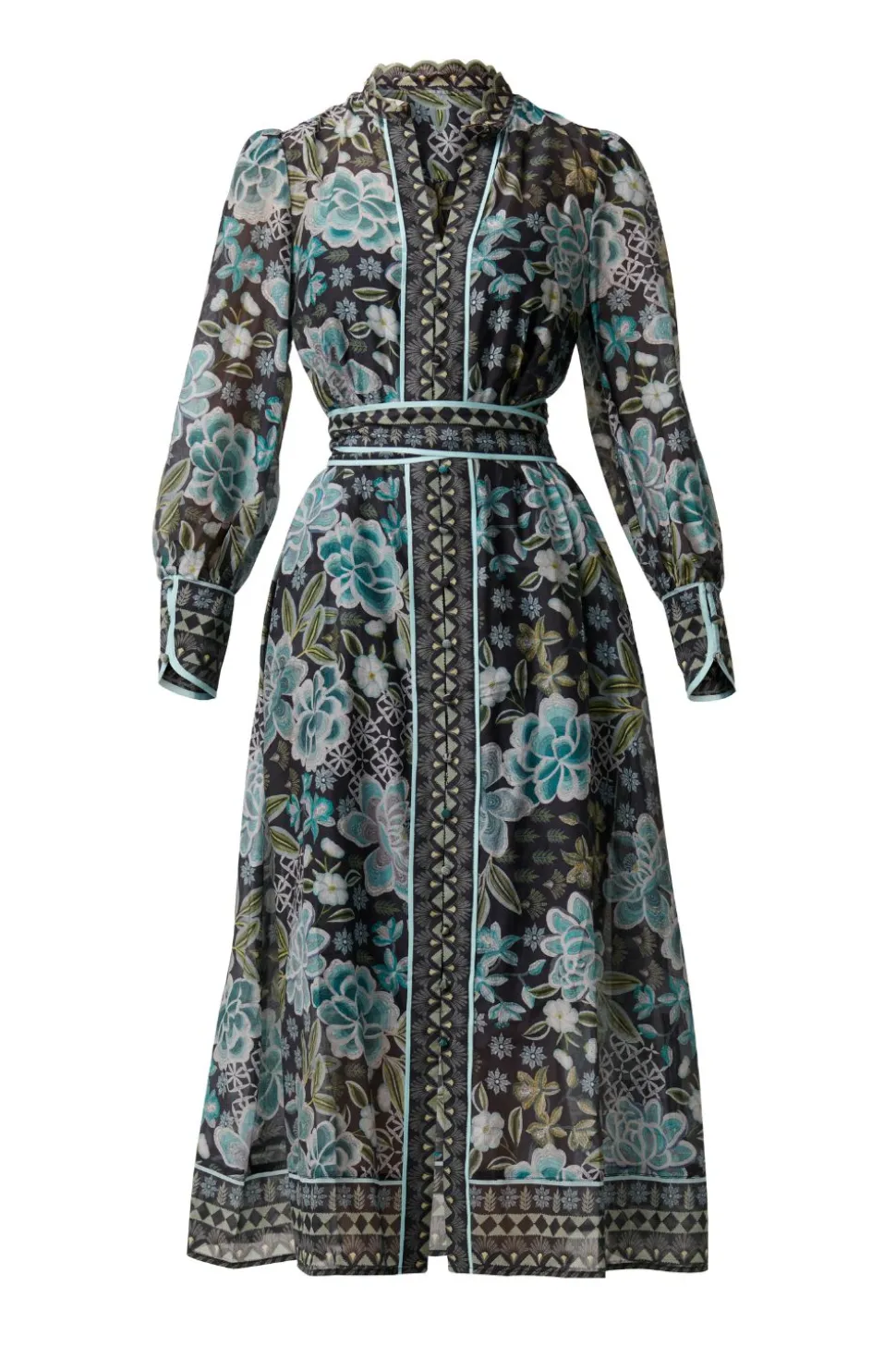 Once Was Sienna Cotton Silk Midi Dress | Dahlia Fields