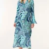 Oneseason Long Genie Dress | Brazil Blue