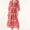 Oneseason Long Poppy Dress | Paloma | Rose