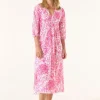 Oneseason Long Poppy Dress | Hydra Pink