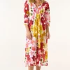 Oneseason Long Poppy Dress | Flamenco Yellow
