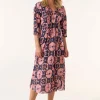 Oneseason Long Poppy Dress | Camogli Coral