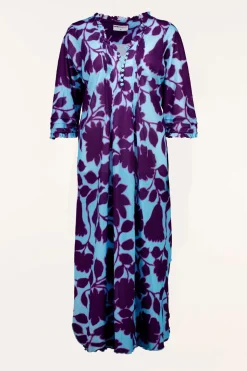 Oneseason Long Poppy Dress | Porto Vecchio Turquoise