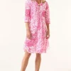 Oneseason Middy Poppy Dress | Hydra Pink