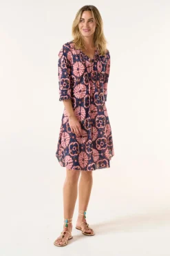 Oneseason Middy Poppy Dress | Camogli Coral