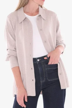 Philosophy Beth Cardigan | Oatmeal Marle