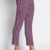 Philosophy Easy 7/8 Pant | Pink Lattice