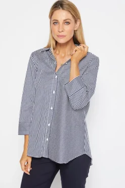 Philosophy Regina Shirt | Navy Stripe