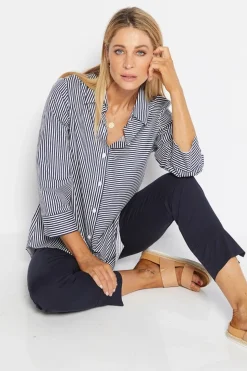 Philosophy Regina Shirt | Navy Stripe