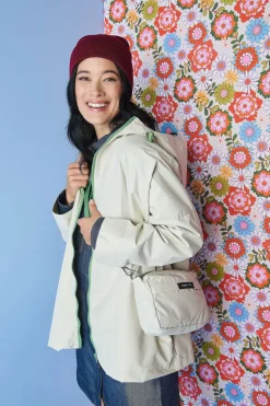 Project Ten Raincoat In Crossbody Bag | Ecru