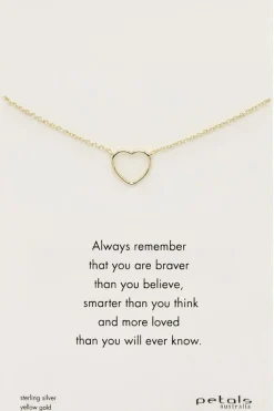 Remember Open Heart Necklace | Multi