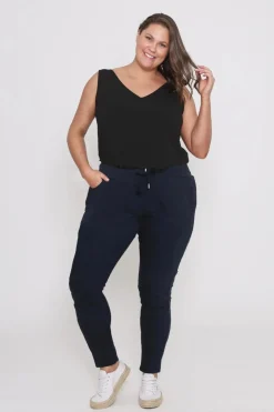 Riley Denim Jogger | Ink