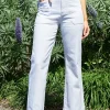 Saint Rose Jayne Wide Leg Jean | White