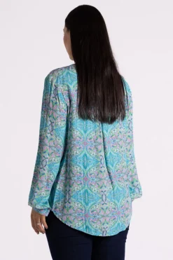 Silvermaple Allegra Shirt | Paisley Green Multi