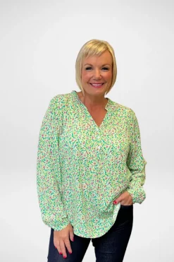 Silvermaple Bella Shirt | Matisse Green Multi