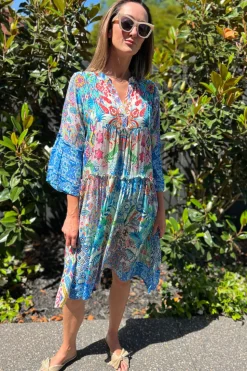 Silvermaple Boutique Paige Frill Dress | Bluebell