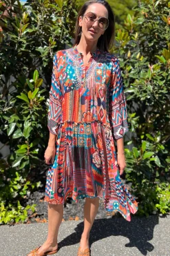 Silvermaple Boutique Paige Frill Dress | Moroccan