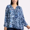 Silvermaple Collection | Amalfi Mosaic Shirt | Blue