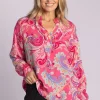 Silvermaple Collection | Ginevra Paisley Shirt | Pink
