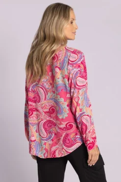 Silvermaple Collection | Ginevra Paisley Shirt | Pink