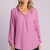 Silvermaple Collection | Sofia Shirt | Ocelot Pink/Purple