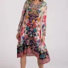Silvermaple Collection Amber Crystals Dress | Floral Harmony