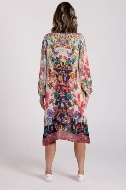 Silvermaple Collection Amber Crystals Dress | Floral Harmony