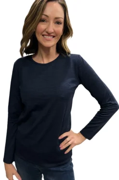 Silvermaple Collection Belle Long Sleeve Merino | Navy