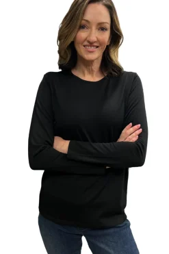 Silvermaple Collection Belle Long Sleeve Merino | Black