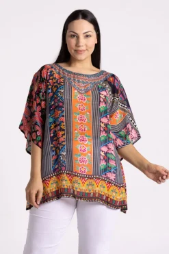 Silvermaple Collection Bette Top | Royal Floral
