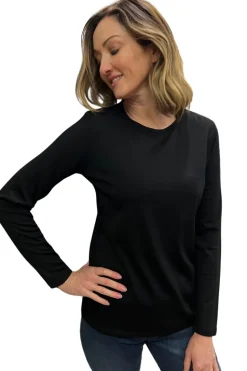 Silvermaple Collection Belle Long Sleeve Merino | Black