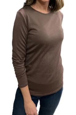 Silvermaple Collection Belle Long Sleeve Merino | Mocha