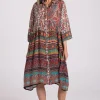 Silvermaple Collection Celeste Button Through Dress | Vintage Paisley