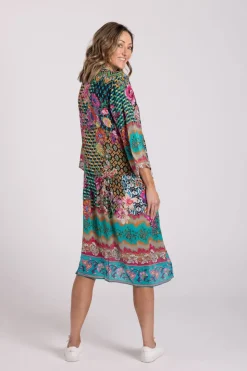 Silvermaple Collection Celeste Button Through Dress | Jade Fusion