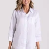 Silvermaple Collection Charlotte Linen Shirt | White