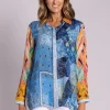 Silvermaple Collection Claire Shirt | Denim Bouquet