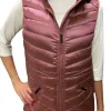 Silvermaple Collection Down Filled Puffer Vest | Rose