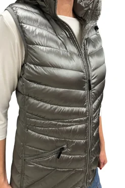 Silvermaple Collection Down Filled Puffer Vest | Platinum