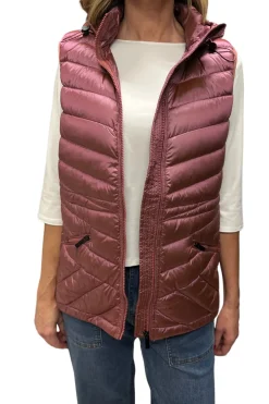 Silvermaple Collection Down Filled Puffer Vest | Rose