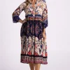 Silvermaple Collection Erin V-Neck Dress | Floral Horizon