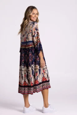 Silvermaple Collection Erin V-Neck Dress | Floral Horizon