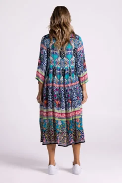 Silvermaple Collection Erin V-Neck Dress | Paisley Tide