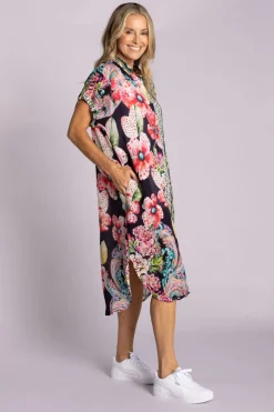Silvermaple Collection Grace Button Dress | Gilded Poppy