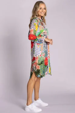 Silvermaple Collection Imogen Shirt Dress | Savanna Bloom