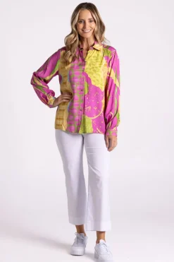 Silvermaple Collection Isle of Capri Shirt | Pink Swirl