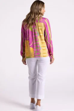 Silvermaple Collection Isle of Capri Shirt | Pink Swirl