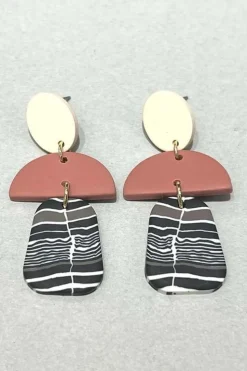 Silvermaple Collection Mia Clay Earrings | Multi